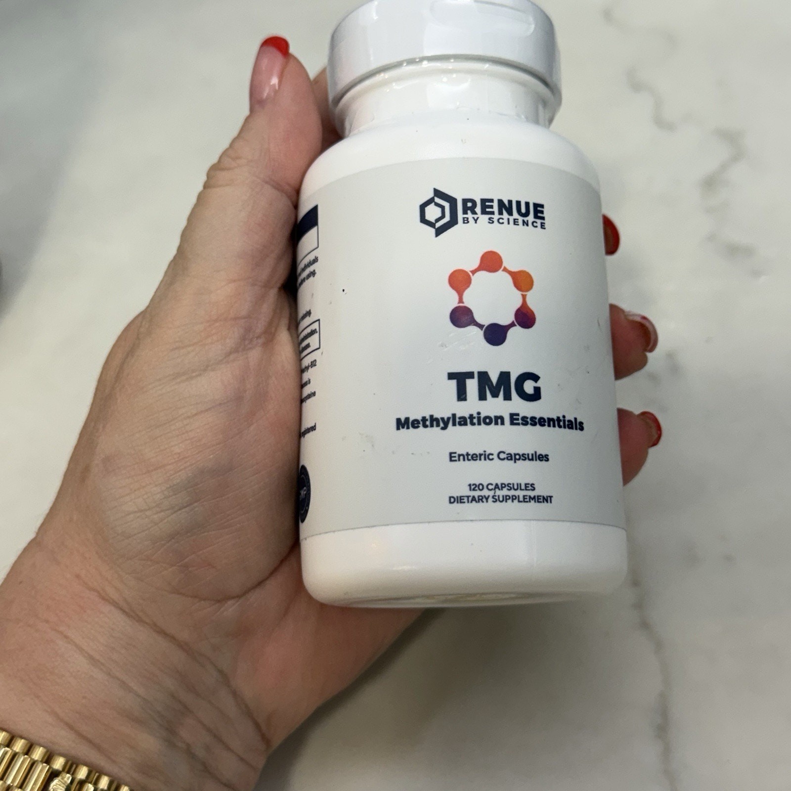 Renue By Science TMG Methylation Essentials/ 120 Caps/ Sealed Exp 5/28