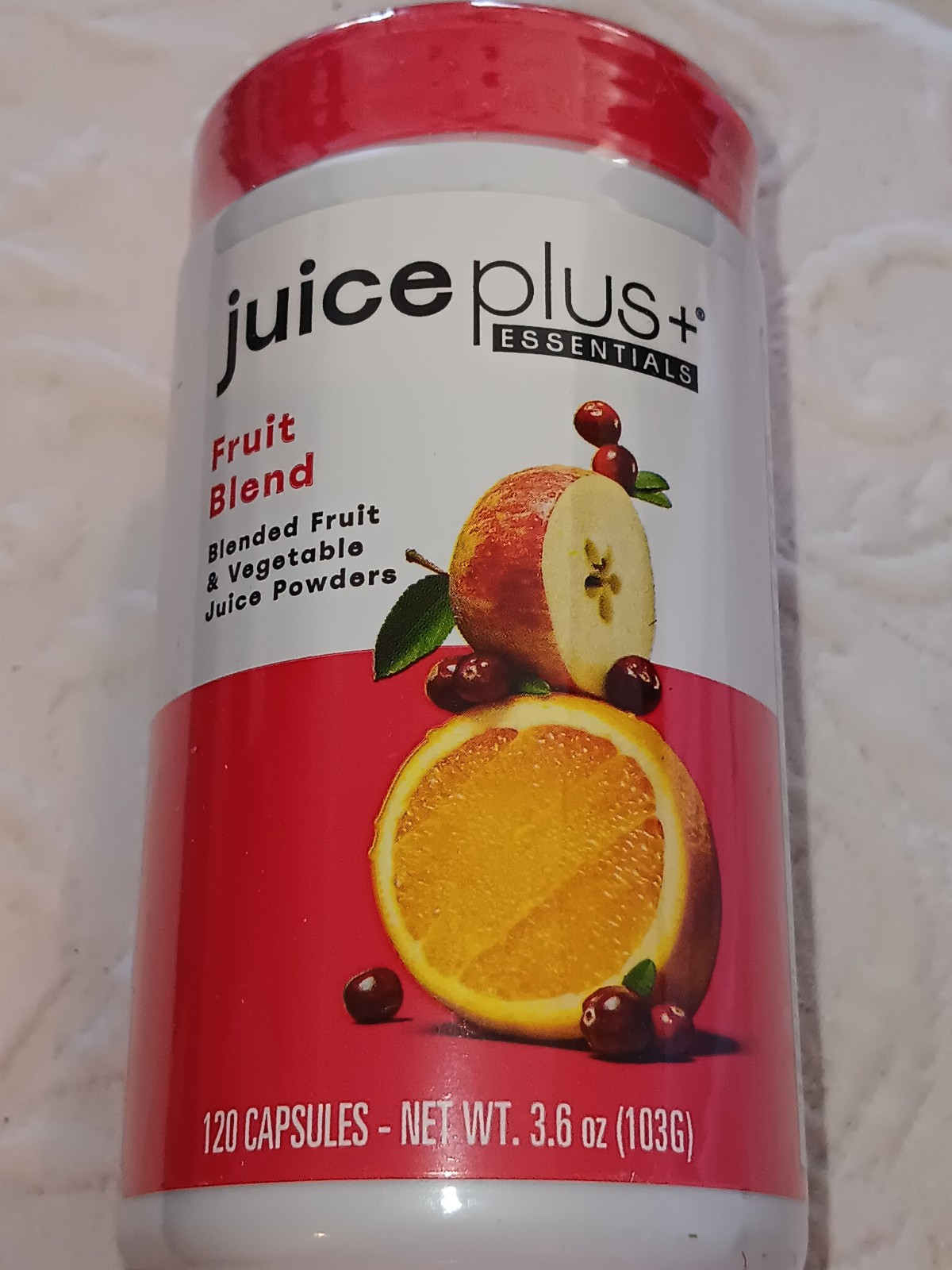 JUICE PLUS+ ESSENTIALS FRUIT BLEND JUICE POWDERS 120 CAPSULES EXP 09/2026 NIB