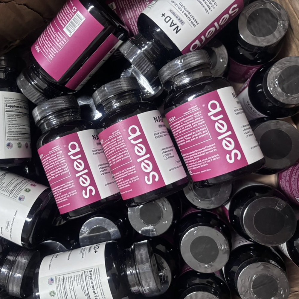 NAD+ Selerb Supplement for Energy Skin Health Nicotinamide Riboside 30 Capsules
