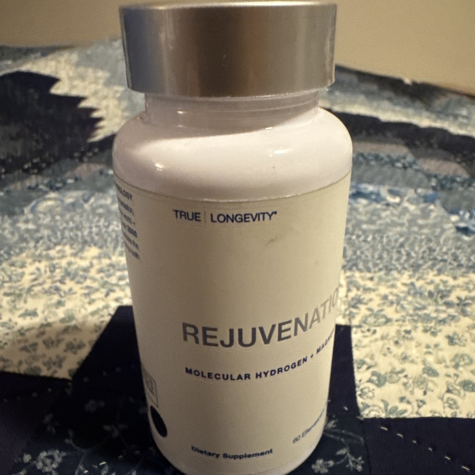 True Longevity REJUVENATION Molecular Hydrogen + Magnesium 60 Tablets Exp 06/28