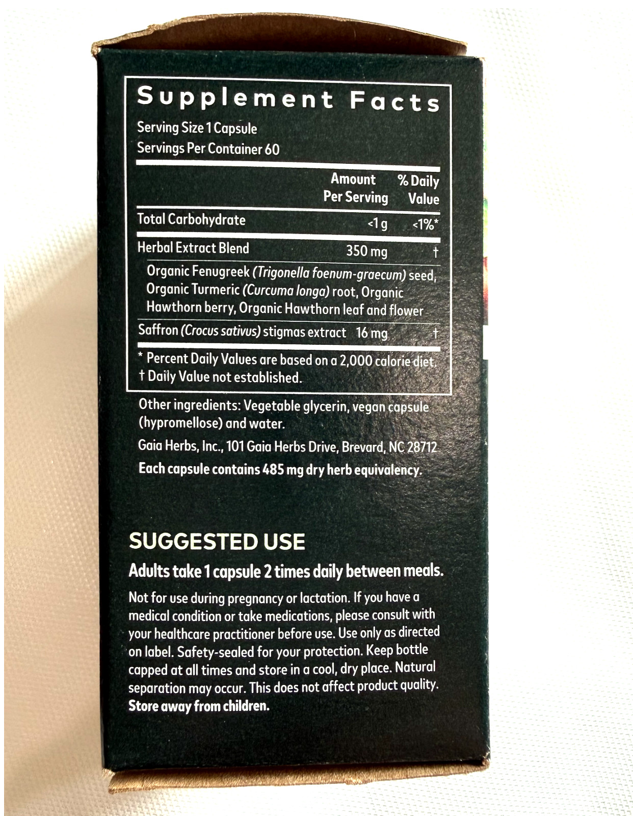 Gaia Herbs Women Cycle Support Period 60 Vegan Liquid Caps Non-Gmo Exp: 07/26