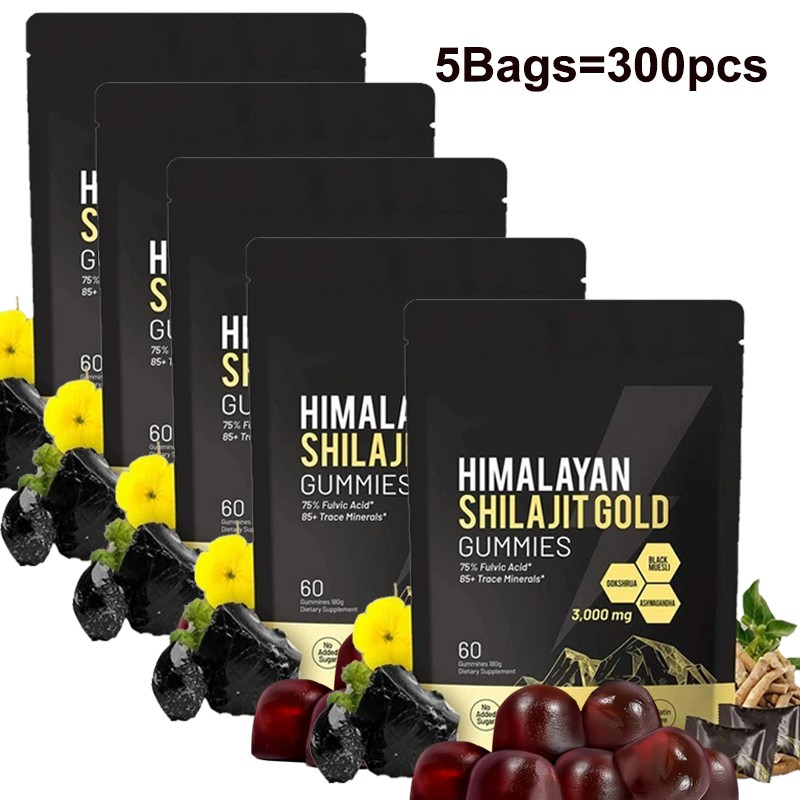 Shilajit 300 Gummies, Shilajit Micronutrient Supplement, Himalayan Premium fresh