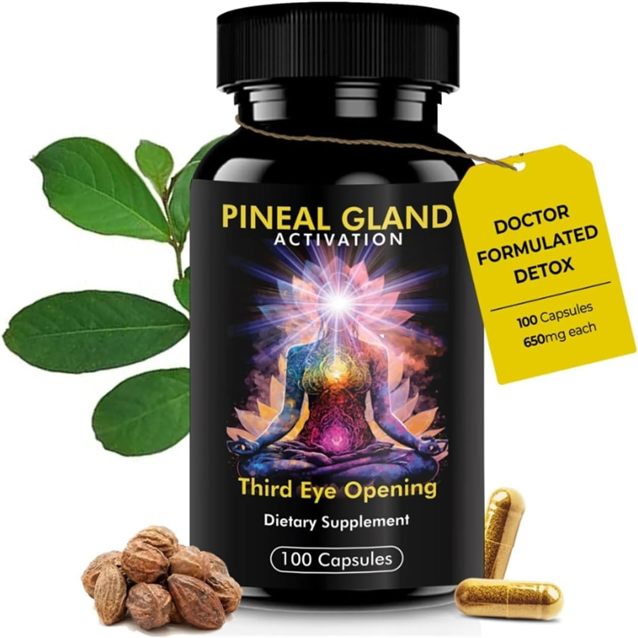 Pineal Gland Activation Supplement – Supports Decalcification, Third Eye Awak…