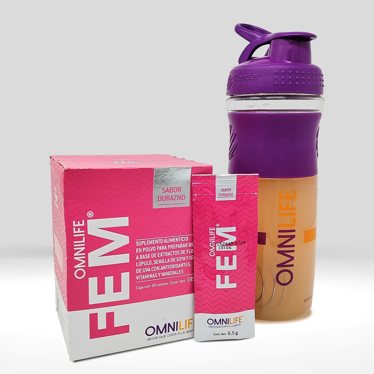 OMNILIFE FEM PEACH FLAVOR●30 PACKETS!