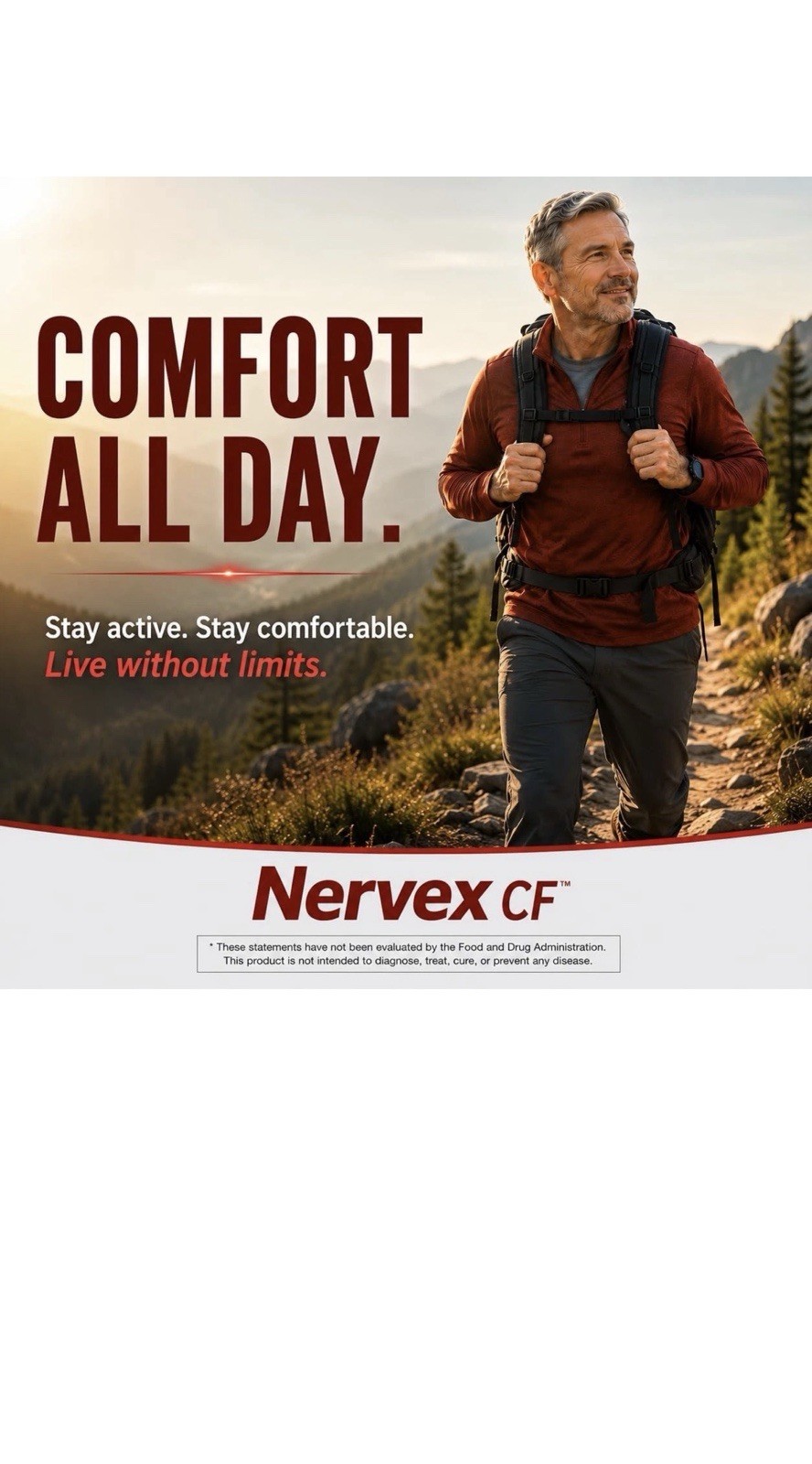Vita Sciences Nervex CF | Capsaicin-Free Topical Comfort Cream | Arnica, MSM & B