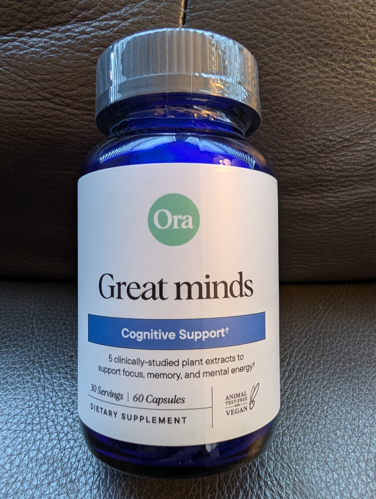 Ora Organic – Brain Health Supplement for Focus, Mental Energy + Memory