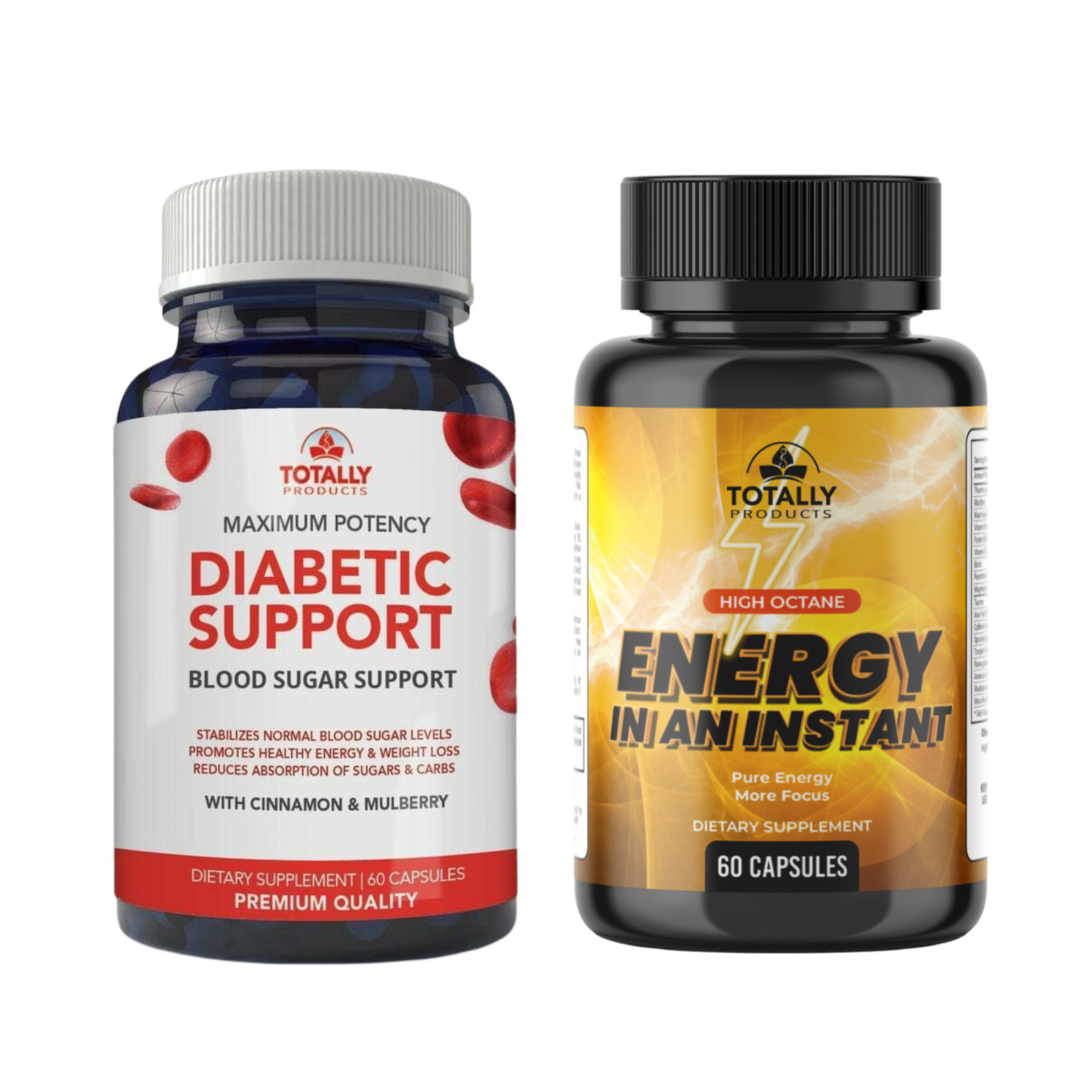 Glucose Balance Support Weight Management Energy Brain Health Supplement 60 Caps