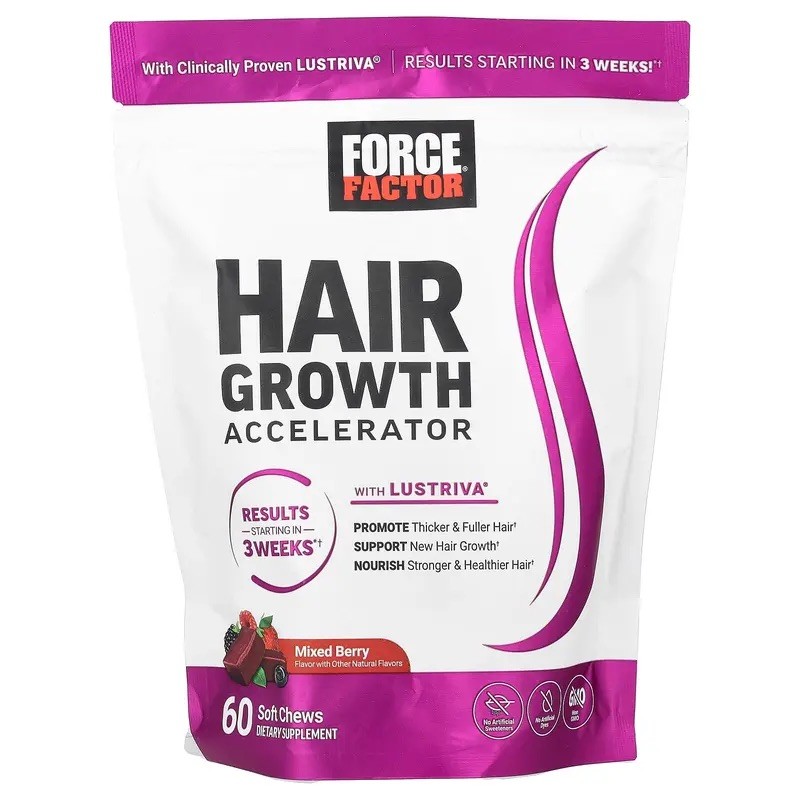Premium Mixed Vitamin Hair Accelerator Lustriva Biotin Growth E C Berry`