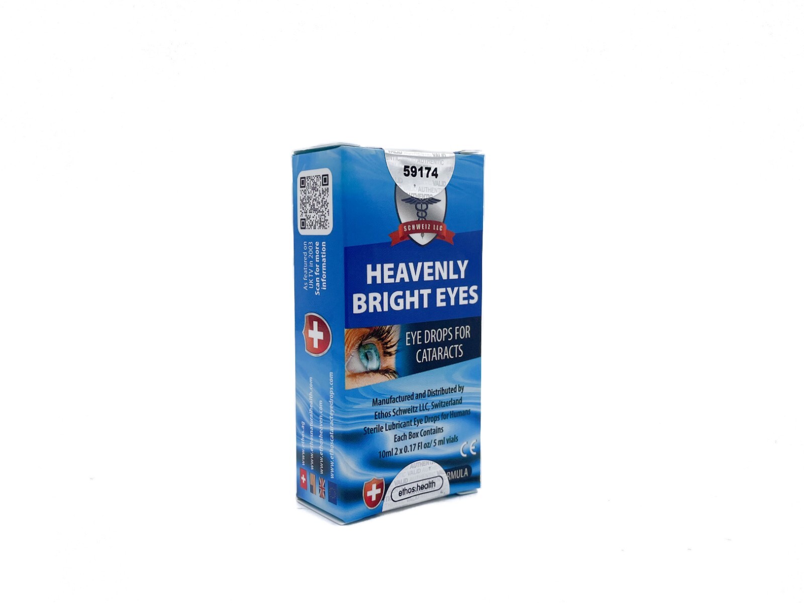 Ethos Heavenly NAC Bright Eyes Drops for Cataracts Multi Pack 6 Boxes 60ml