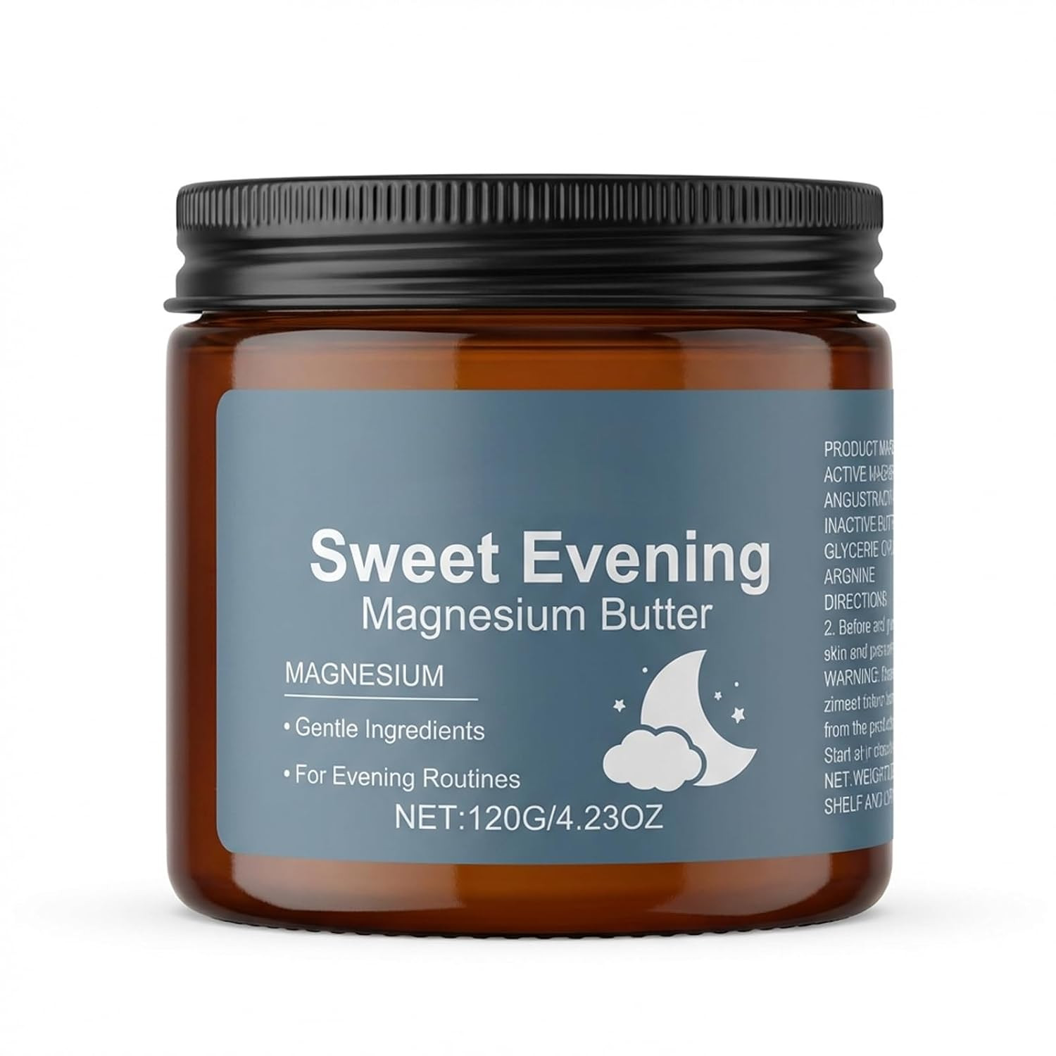 Sweet Bee Organics Magnesium Butter, Topical Magnesium Cream for Muscle Comfort