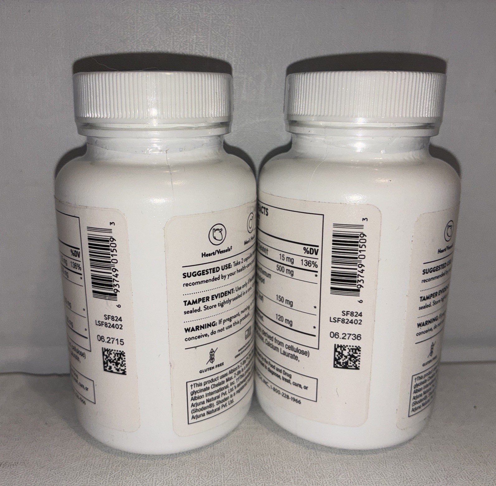 Lot Of 2-Thorne Advanced Test Support 60 Capsules Exp 10/2026 New Sealed