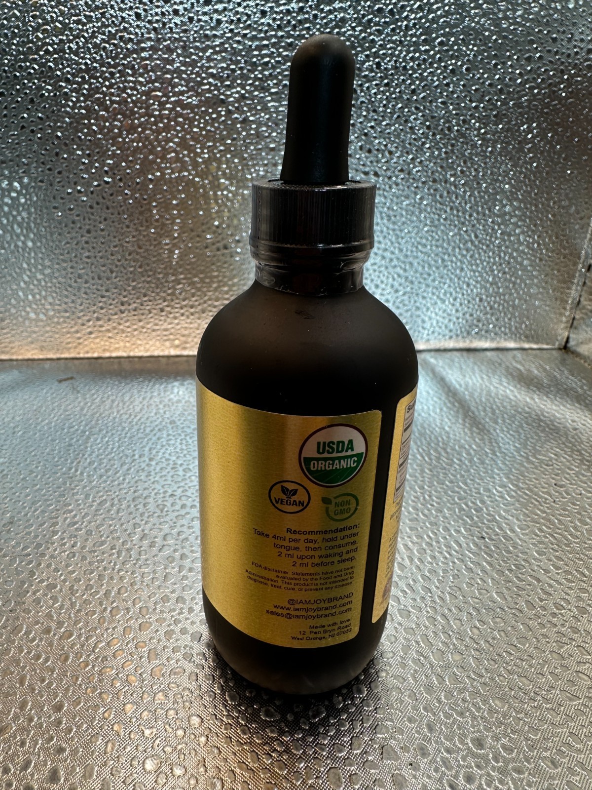 I Am Joy Brand Ormus Colloidal Real 24K Gold Oil Vital Minerals 4 oz 120 ml