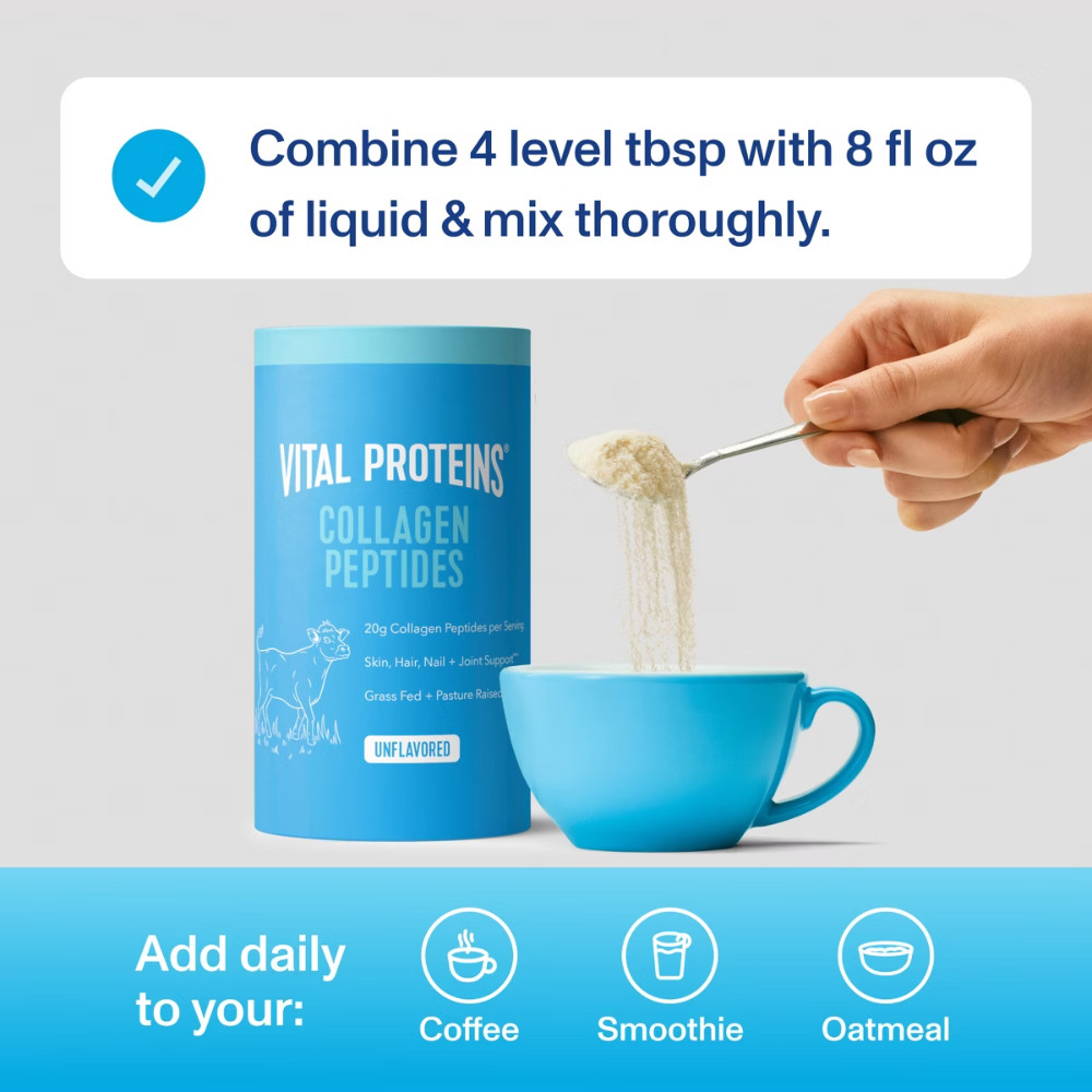 Vital Proteins Collagen Peptides Unflavored Powder