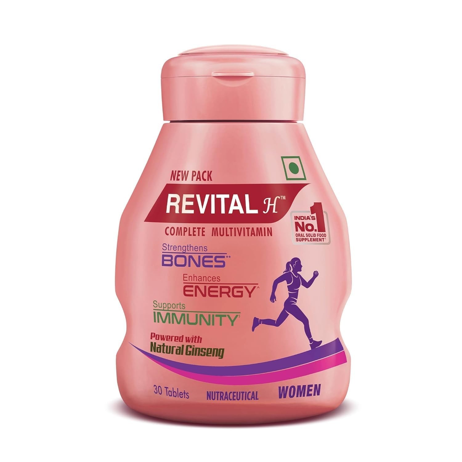 Revital H Women Daily Health Supplement 30 Capsules, free shipping