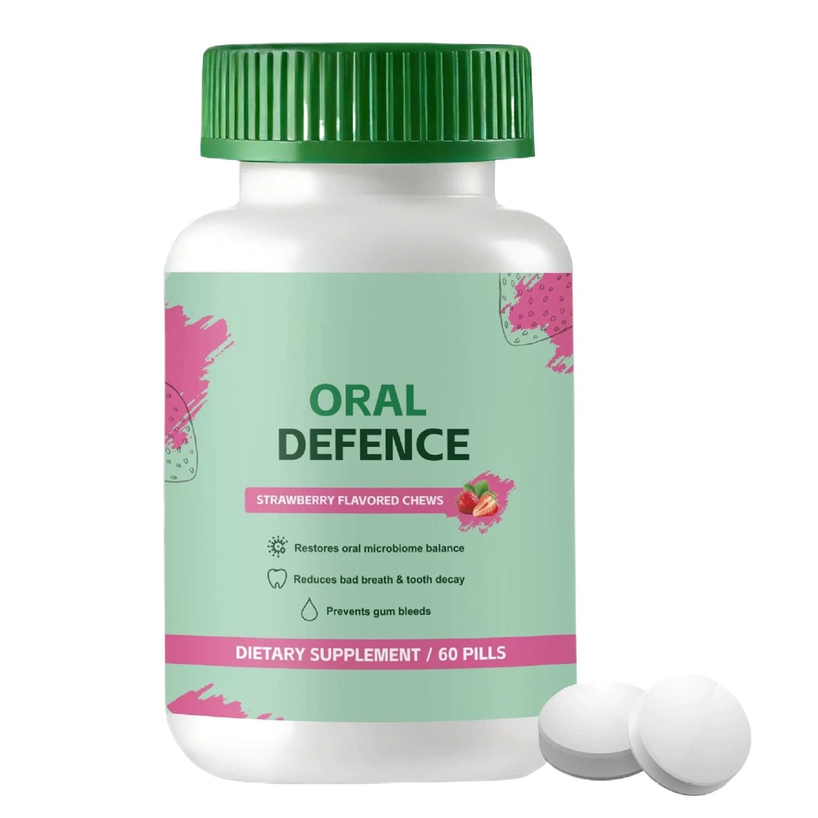 Oral Defence – Oral Probiotics Supplement ideal for Fresh Breath, Teeth