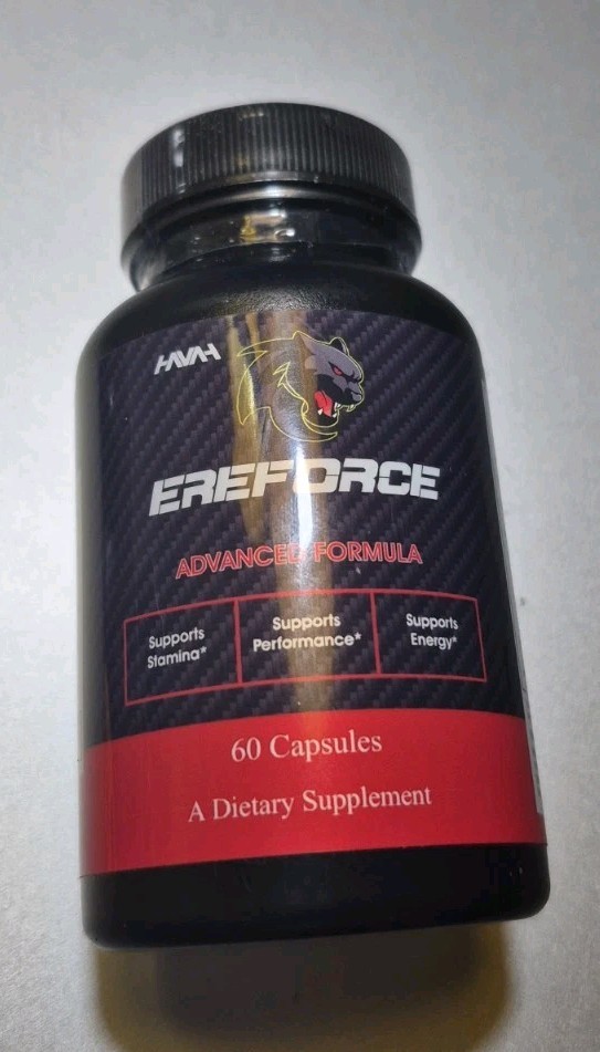 Ereforce Advanced Formula Pills for Mens Health Support 60 Capsules EXP: 07/2028