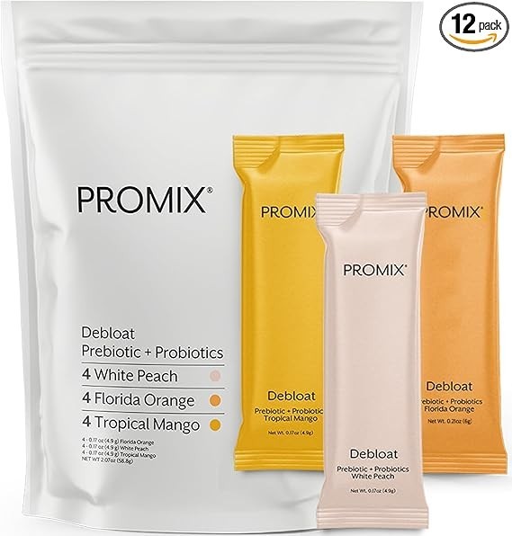 ProMix Debloat Prebiotic & Probiotic | Gut Health, Bloating Relief | 12 Servings