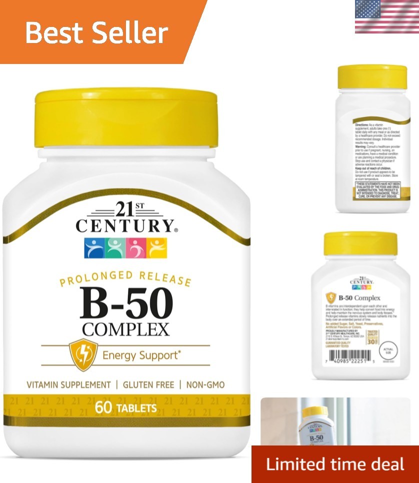 B 50 Complex – 60 Tablets, Extended Release for Optimal Energy Management