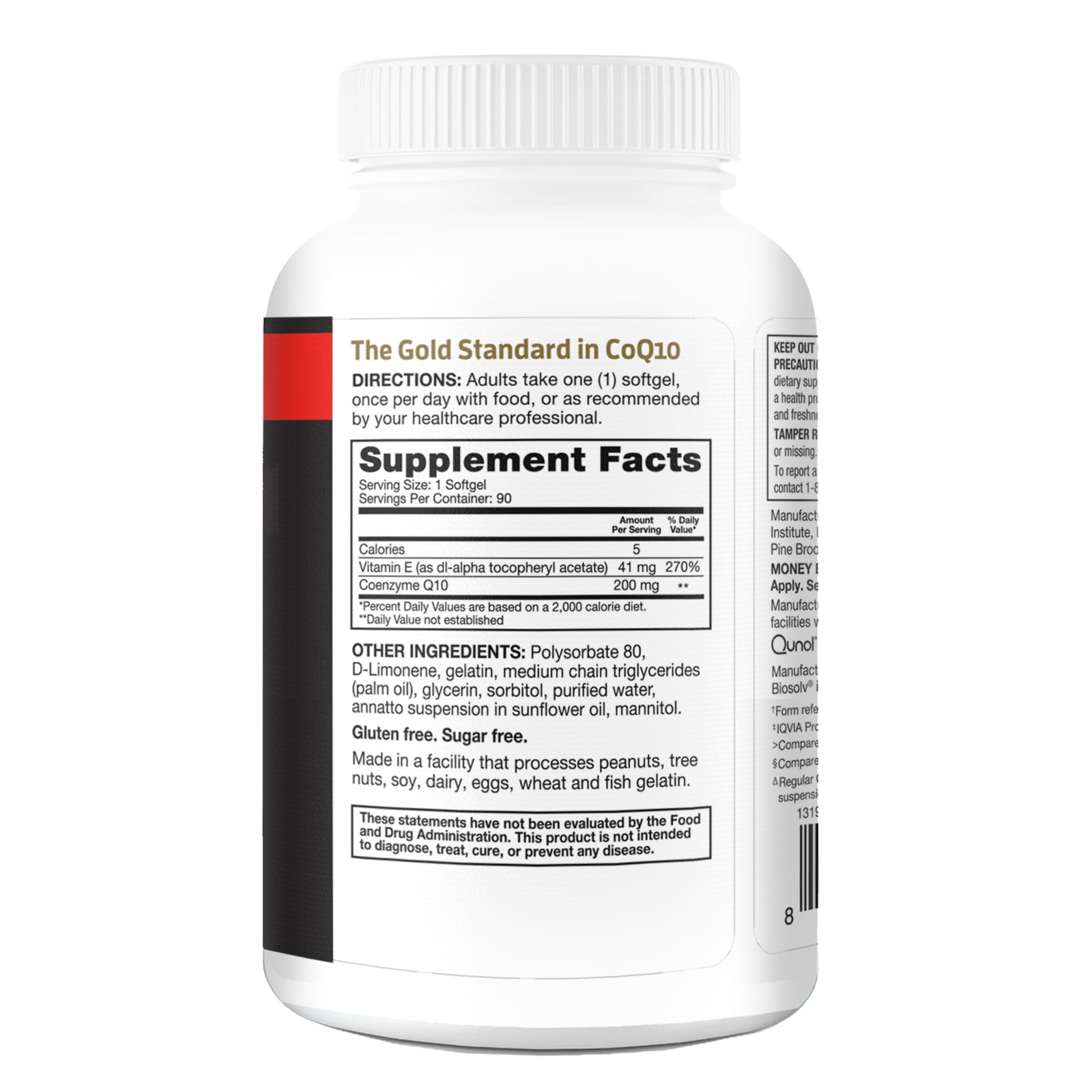 Qunol CoQ10 200mg Softgels,Ultra CoQ10- Ultra High Absorption Coenzyme Q10 of 3