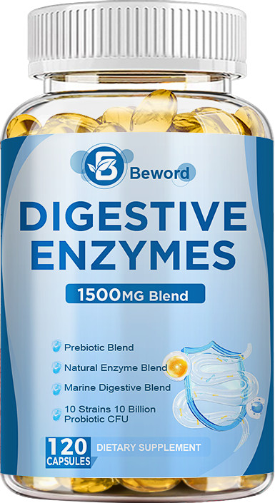 Digestive Enzymes Prebiotic & Probiotics Gas, Constipation & Bloating Relief 120