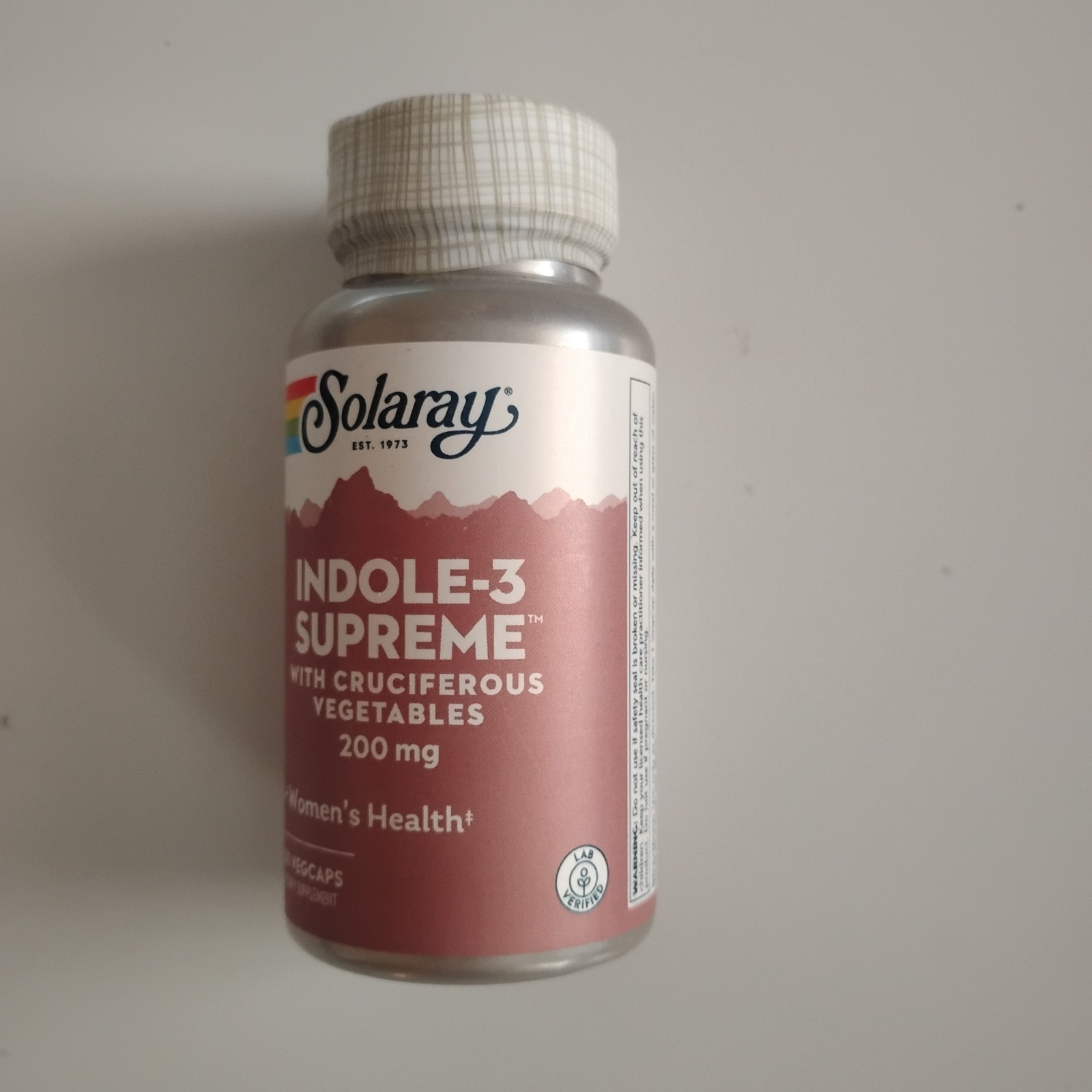 Solaray Indole-3 Supreme Veg Cap 200mg 30VegCaps Women’s Health – Exp 07/2028