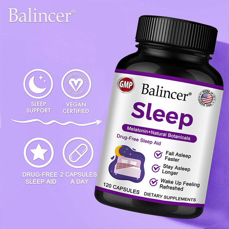 Sleep Capsules 630/60/120ct, Fall Asleep Fast & Stay Asleep, Sleep Supplement