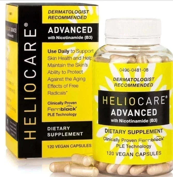 Heliocare Advanced Nicotinamide B3 Skin Health 120 Capsules Exp: 07/2027 NEW