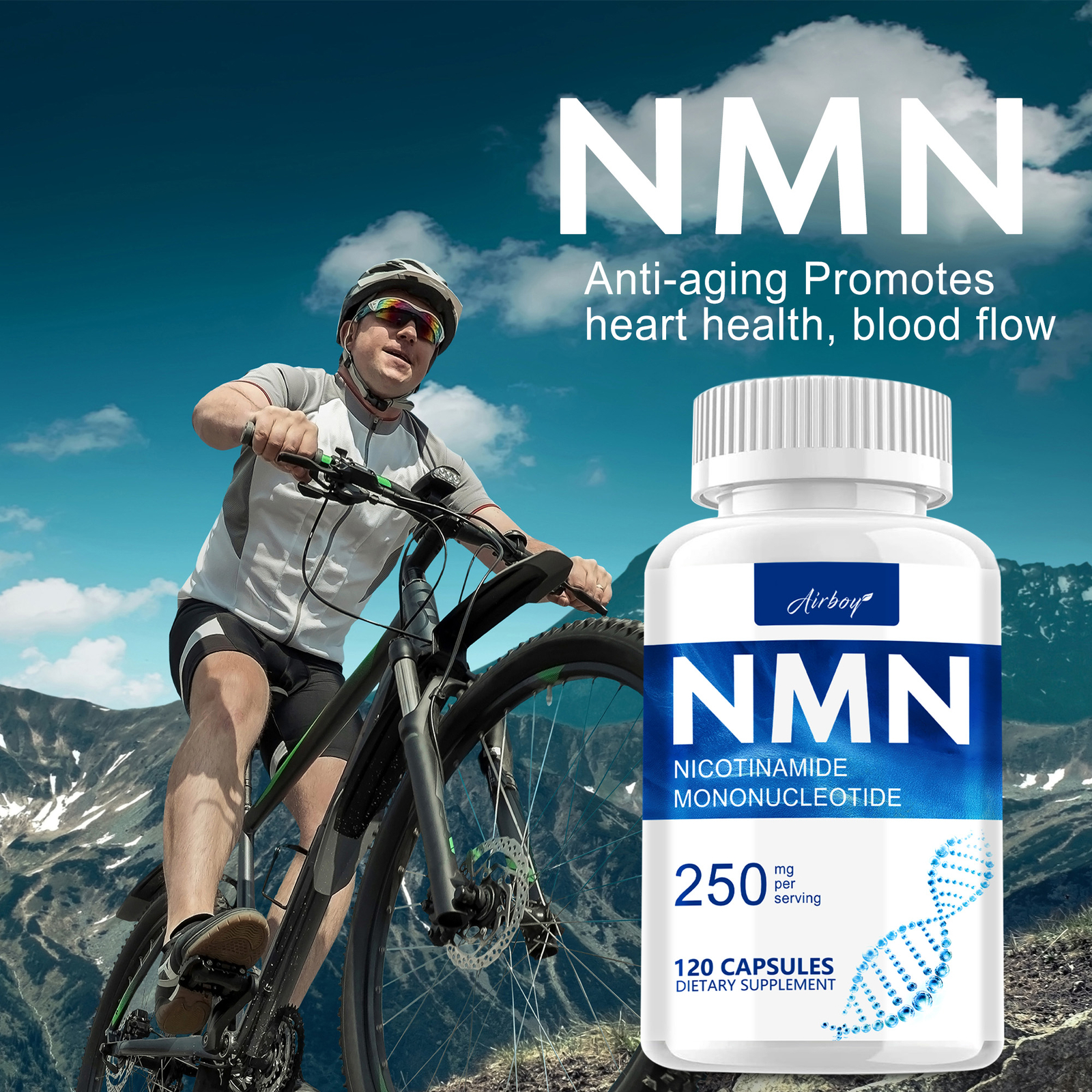 120pcs Nicotinamide 250mg – Energy Metabolism, Increase and Support NAD Levels