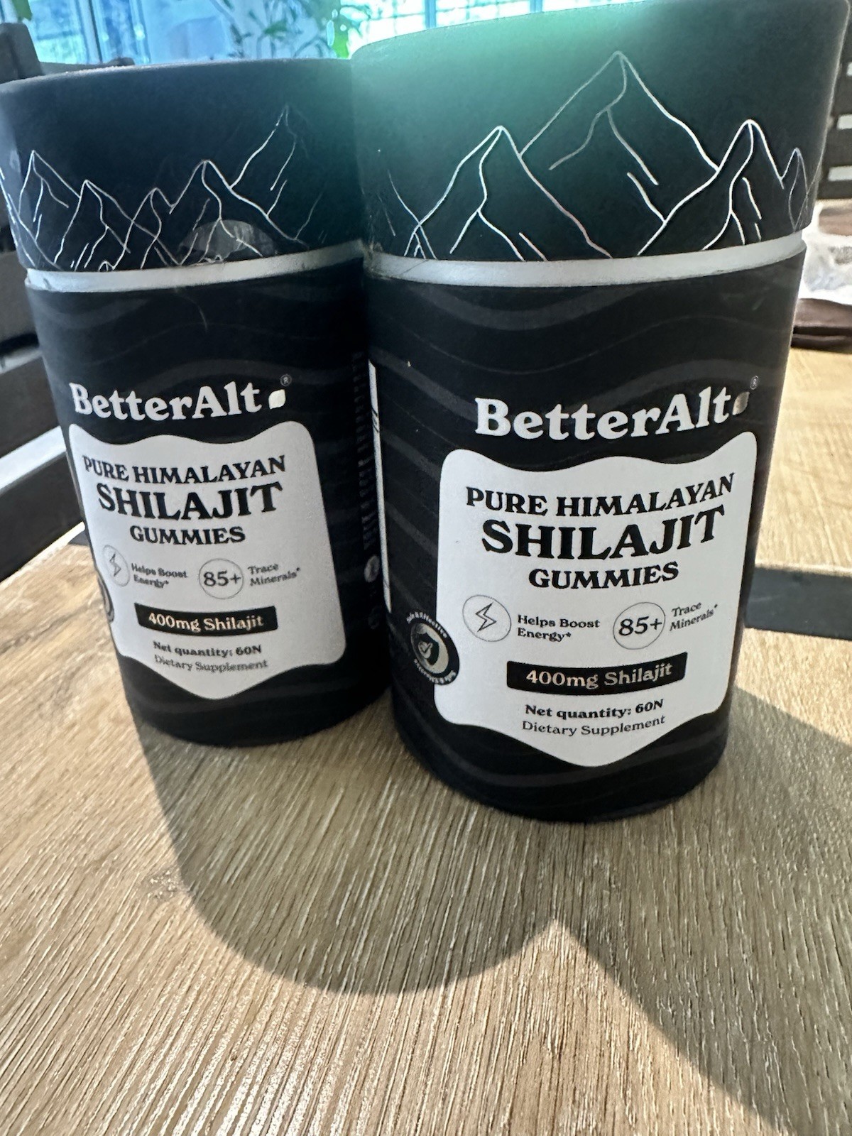 BetterAlt Shilajit Gummies Himalayan Pure, 60ct, 400mg (2 Boxes)