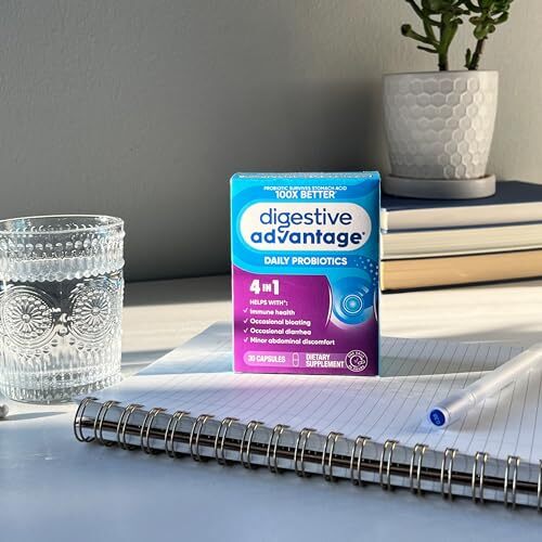 Digestive Advantage Daily Probiotics 30 Count Immune and Digestive Support Ca…