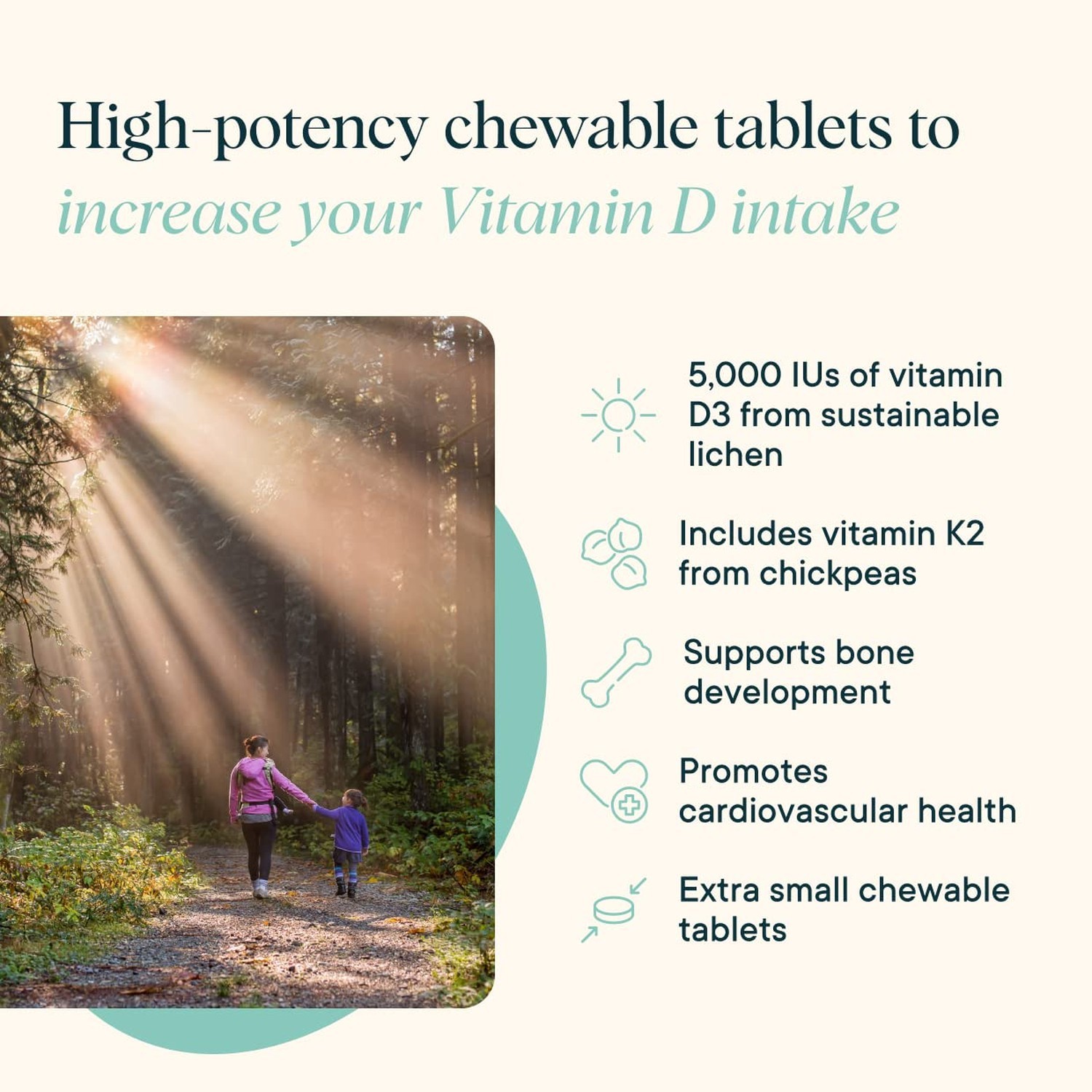 Ora Organic Vitamin D3 5000IU + K2 – Vegan Vitamin D from Lichen and K2 from …