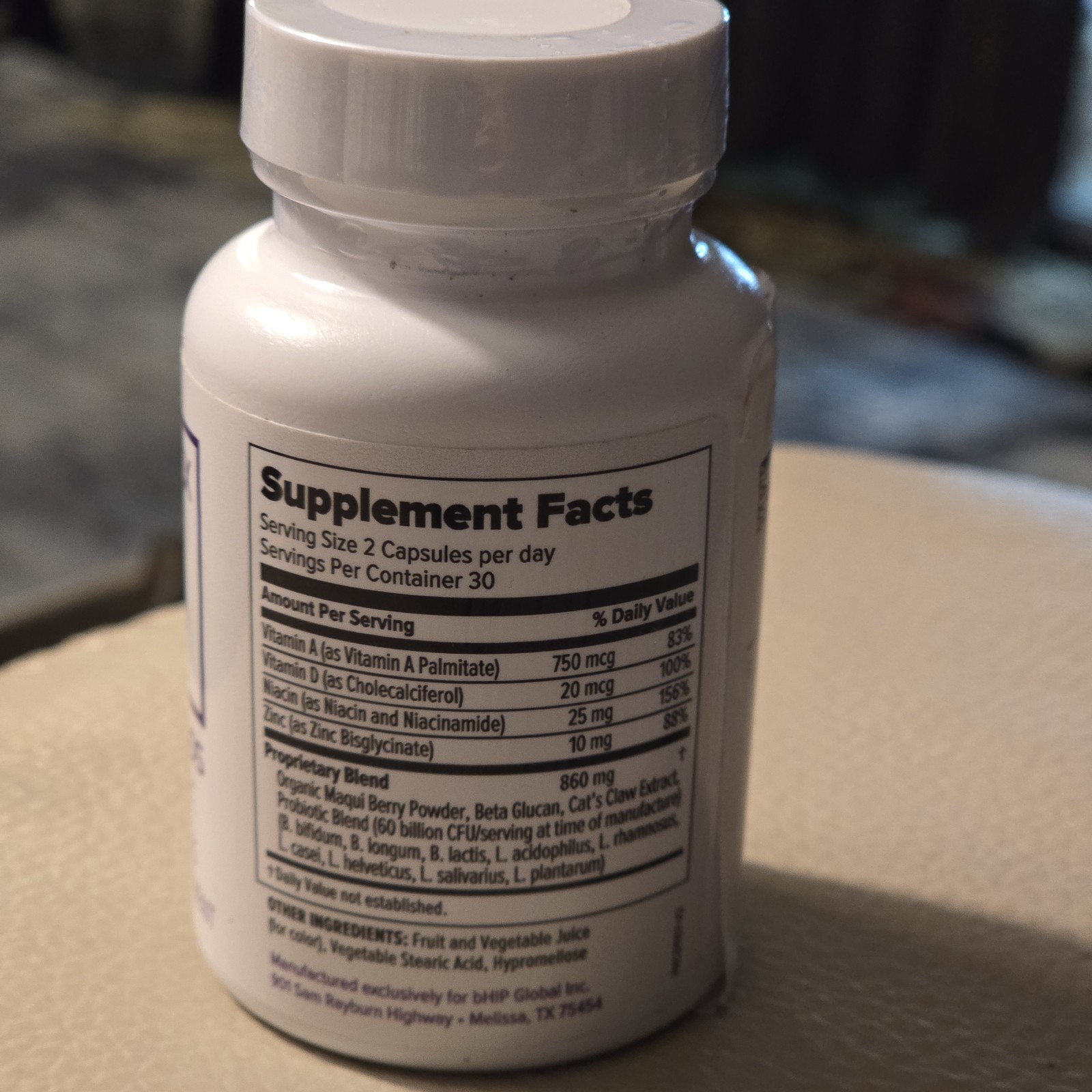 BHIP Purple Caps Xtreme W/ Wellmune 60 Caps Immune Booster Support/Health Sealed