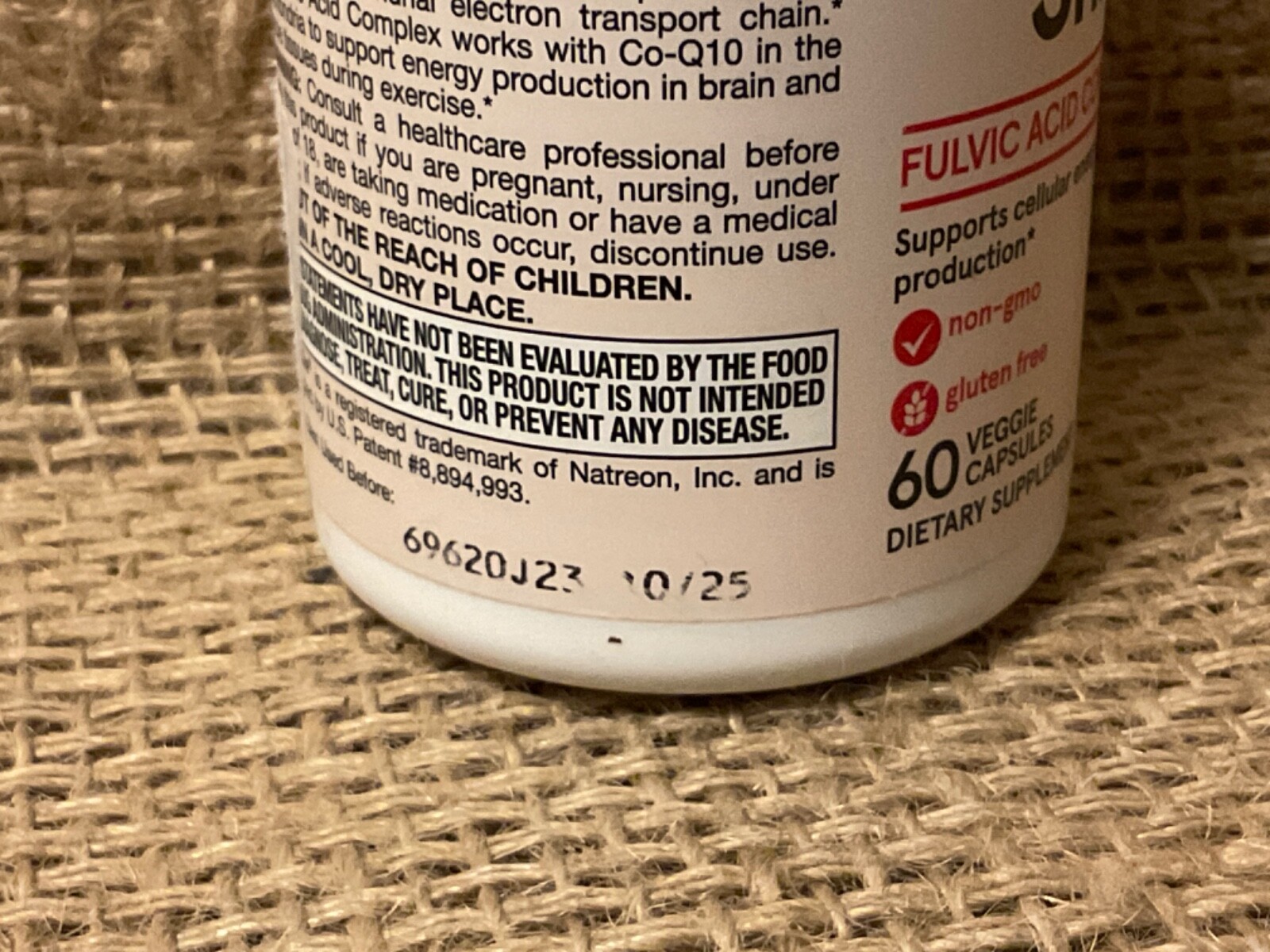 Jarrow Formulas SHILAJIT Fulvic Acid Complex 250Mg 60 Veg Caps Exp 10/2025