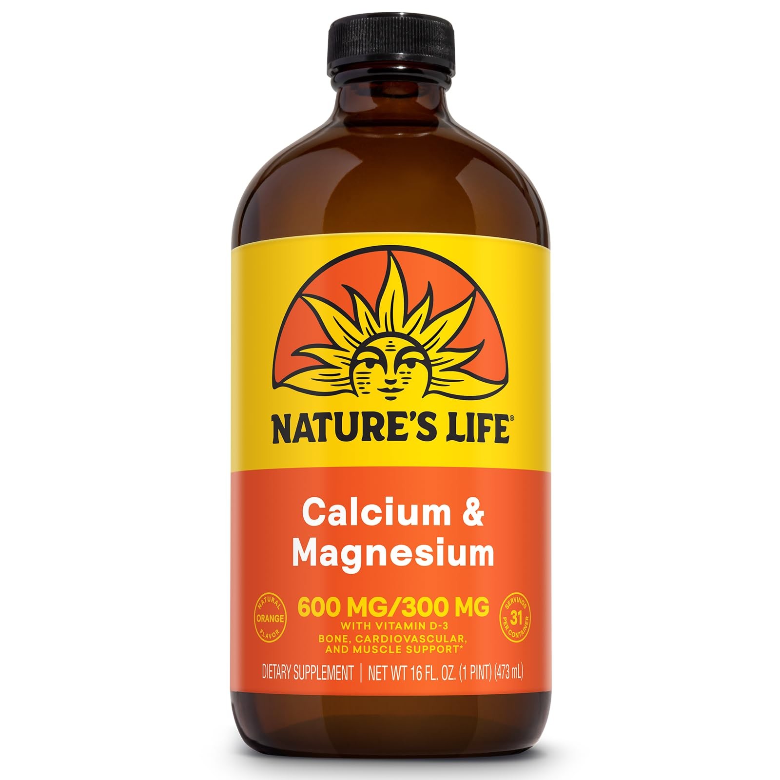 Nature’S Life Natures Life Liquid Calcium Magnesium Supplement Vitamin D 3 –