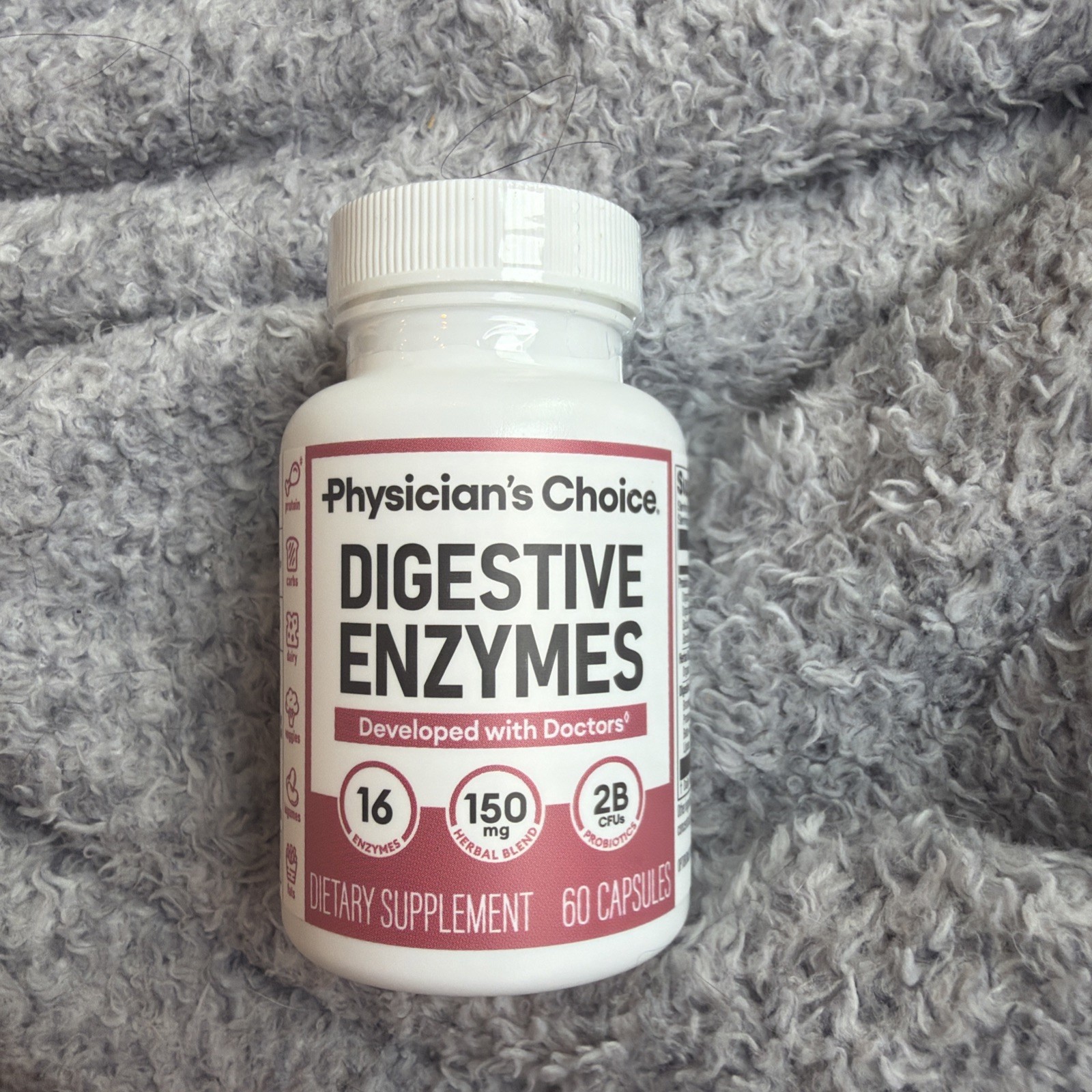 Physicians Choice Digestive Enzymes Capsules, 60-Pack