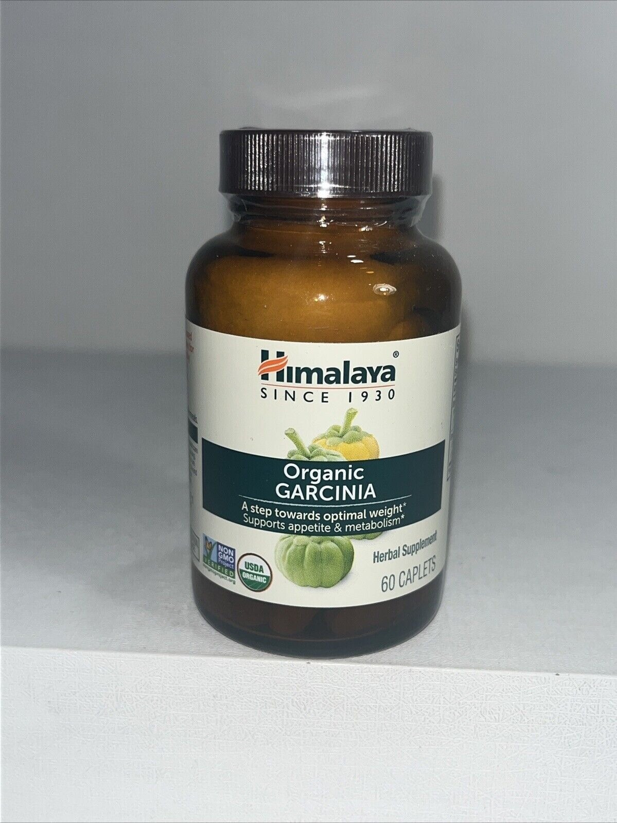 Organic Garcinia Herbal Supplement, 60 Caps, Sealed/ Exp 06/2027