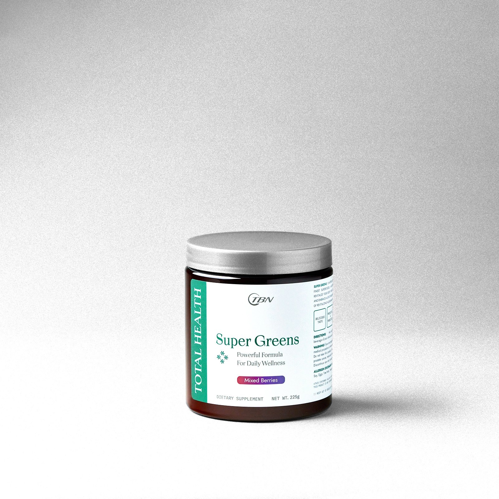 Super GREENS Powder Berry Flavor Blend, 30 servings