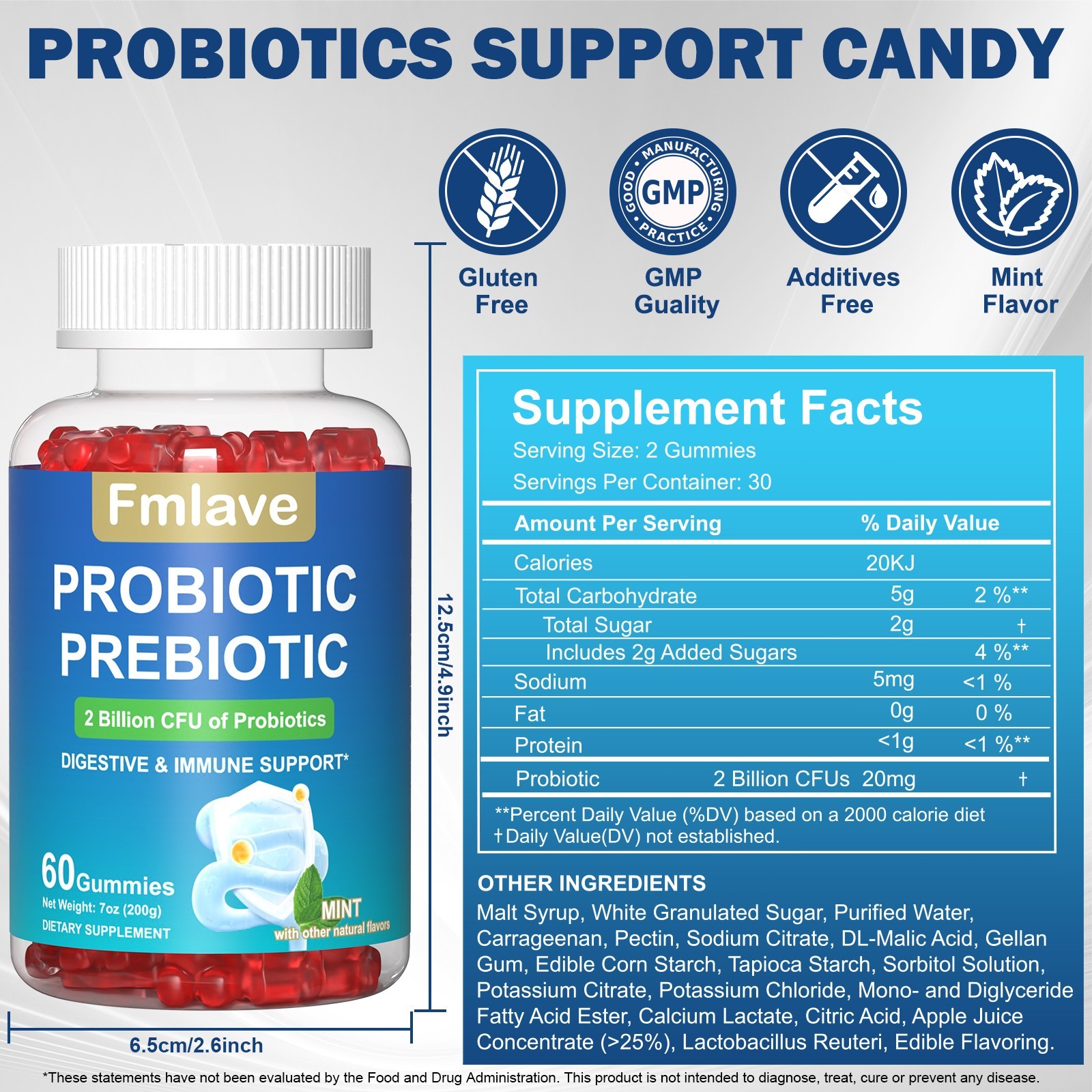 2x Digestive Advantage Probiotic Gummies 120 Count Exp 03/2027 Immune Gut Health