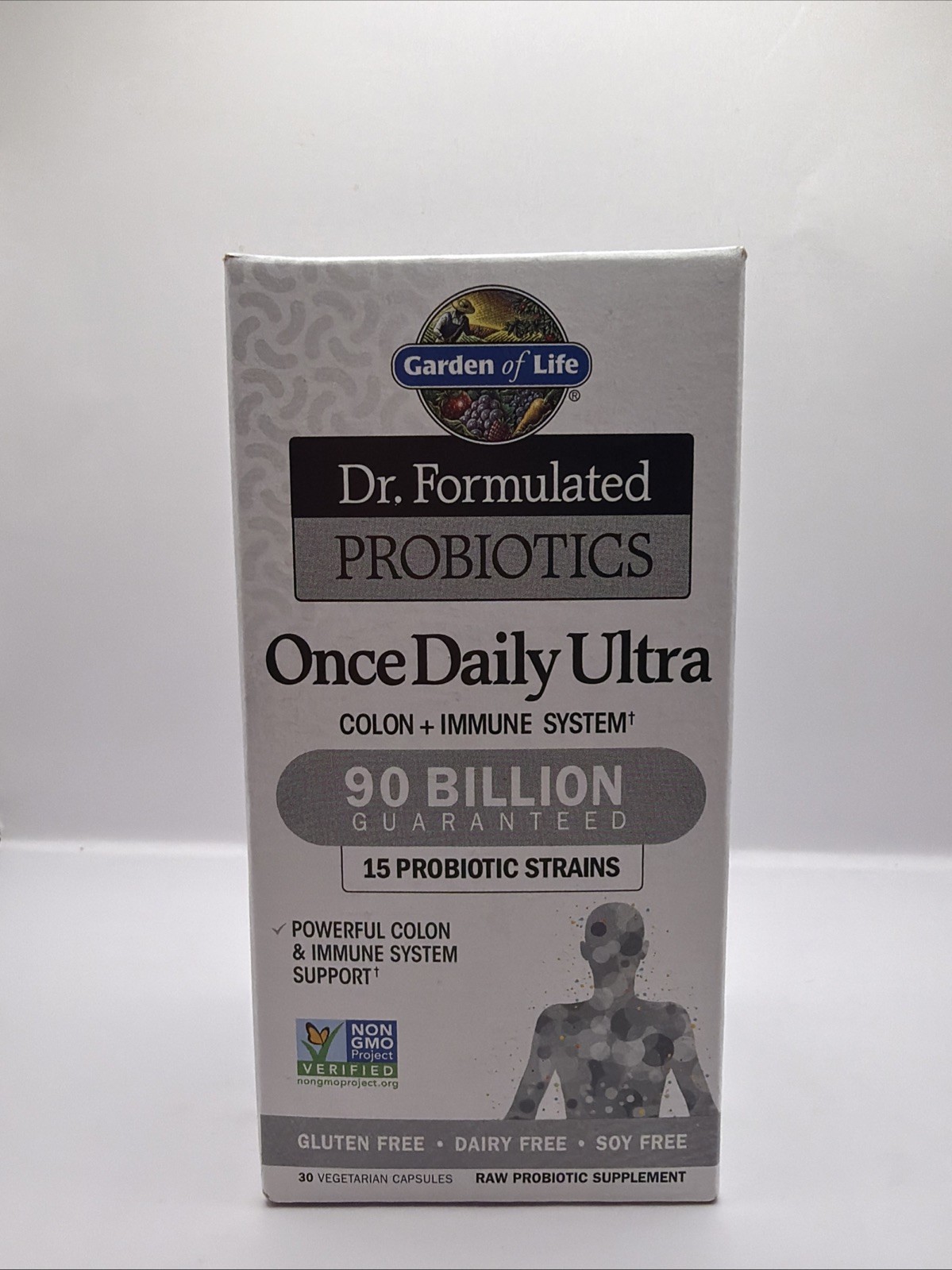 Garden of Life Dr. Formulated Probiotics Once Daily Ultra 90 Billion 30 vegcaps