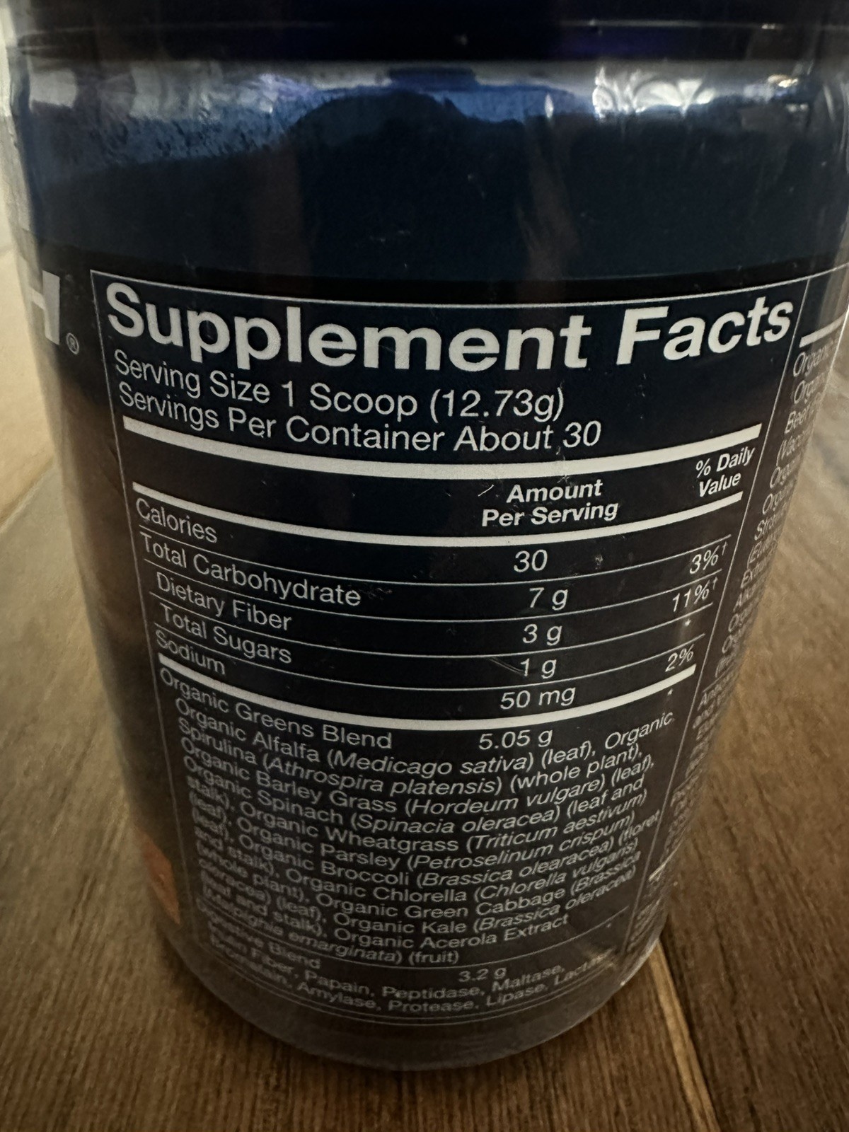 Bodytech Greens + Reds Superfood & Digestion Support 13.47 Oz 30 Servings Citrus