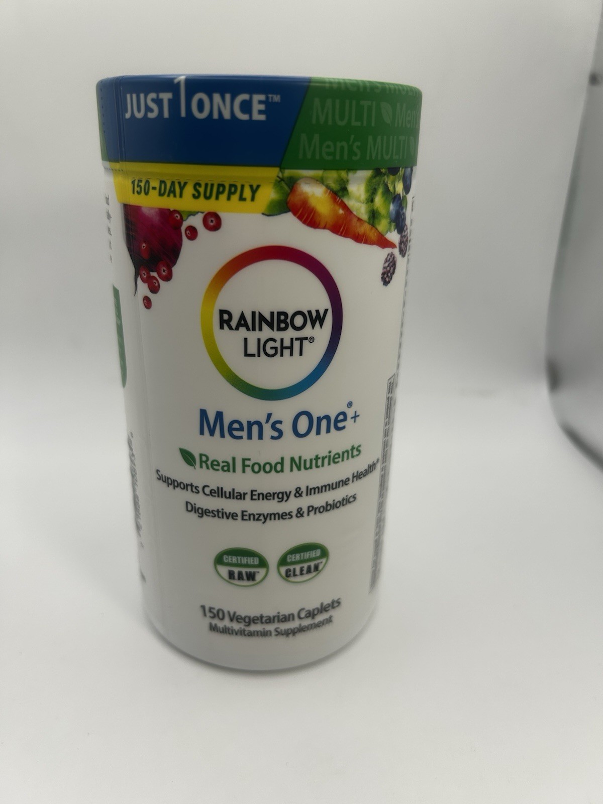 Rainbow Light Men’s One Multivitamin Tablets 150 Count Daily Dietary Supplement