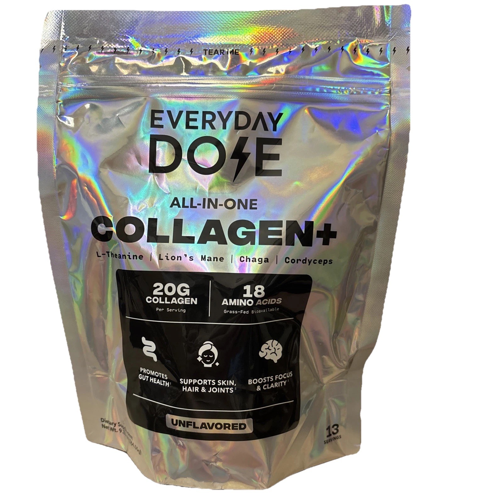 Everyday Dose All-In-One Collagen+ Lion’s Mane Chaga Cordyceps 9.33oz BB 02/28