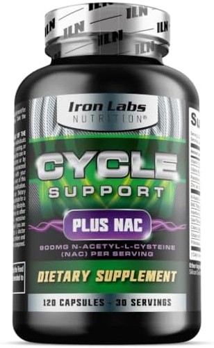 Cycle Support Plus NAC – Cycle Support Supplements for Men – 120 Capsules
