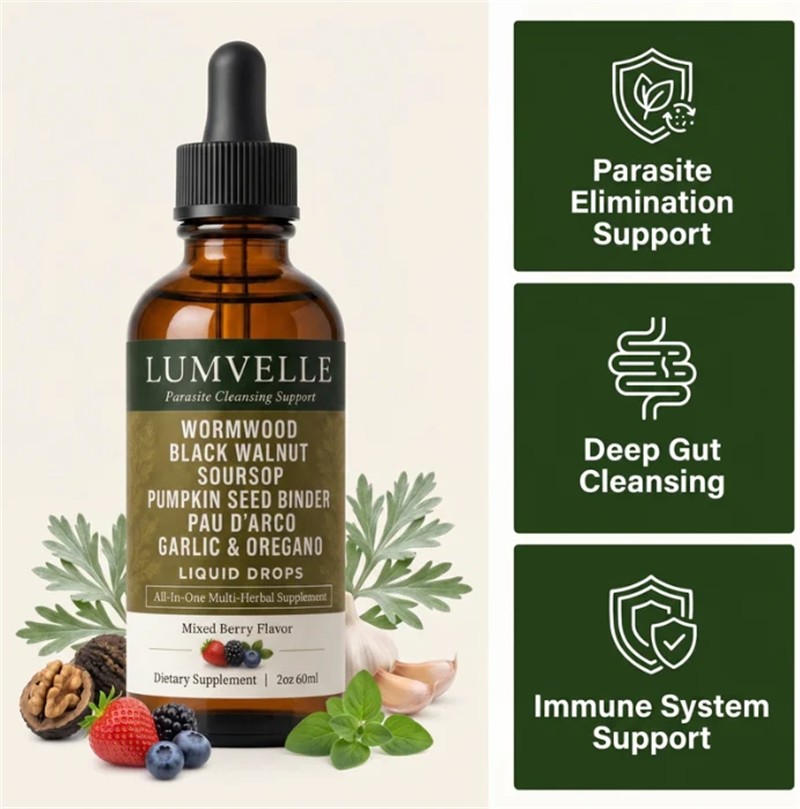 LUMVELLE Wild Harvested Wormwood Herbal Liquid Botanical Supplement Drops 60ml