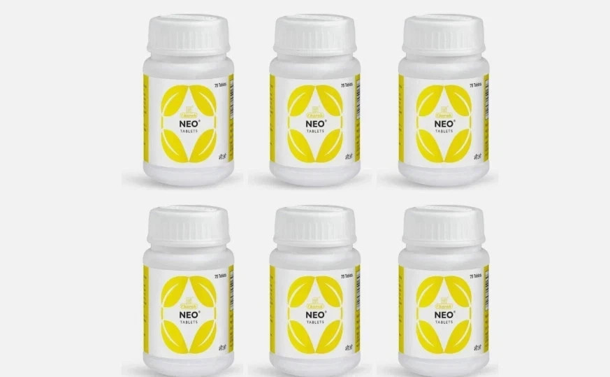Charak NEO 450 Tabs For Mens Health -Pack of 6 (Original Pack)