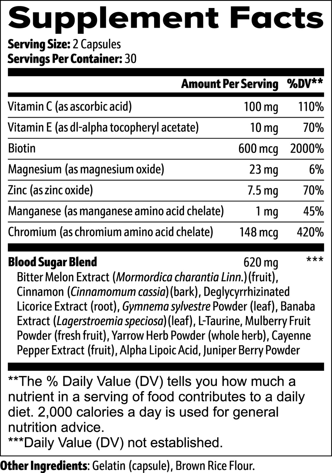Abreu BioScience Normal Blood Sugar Support