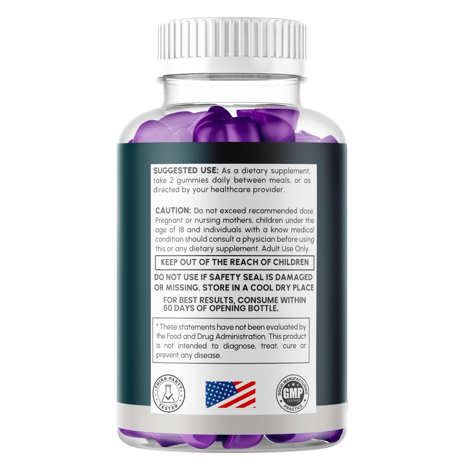 (1 Pack) MediBloom Gummy Advanced Male Support Supplement Medi Bloom 60 Gummies