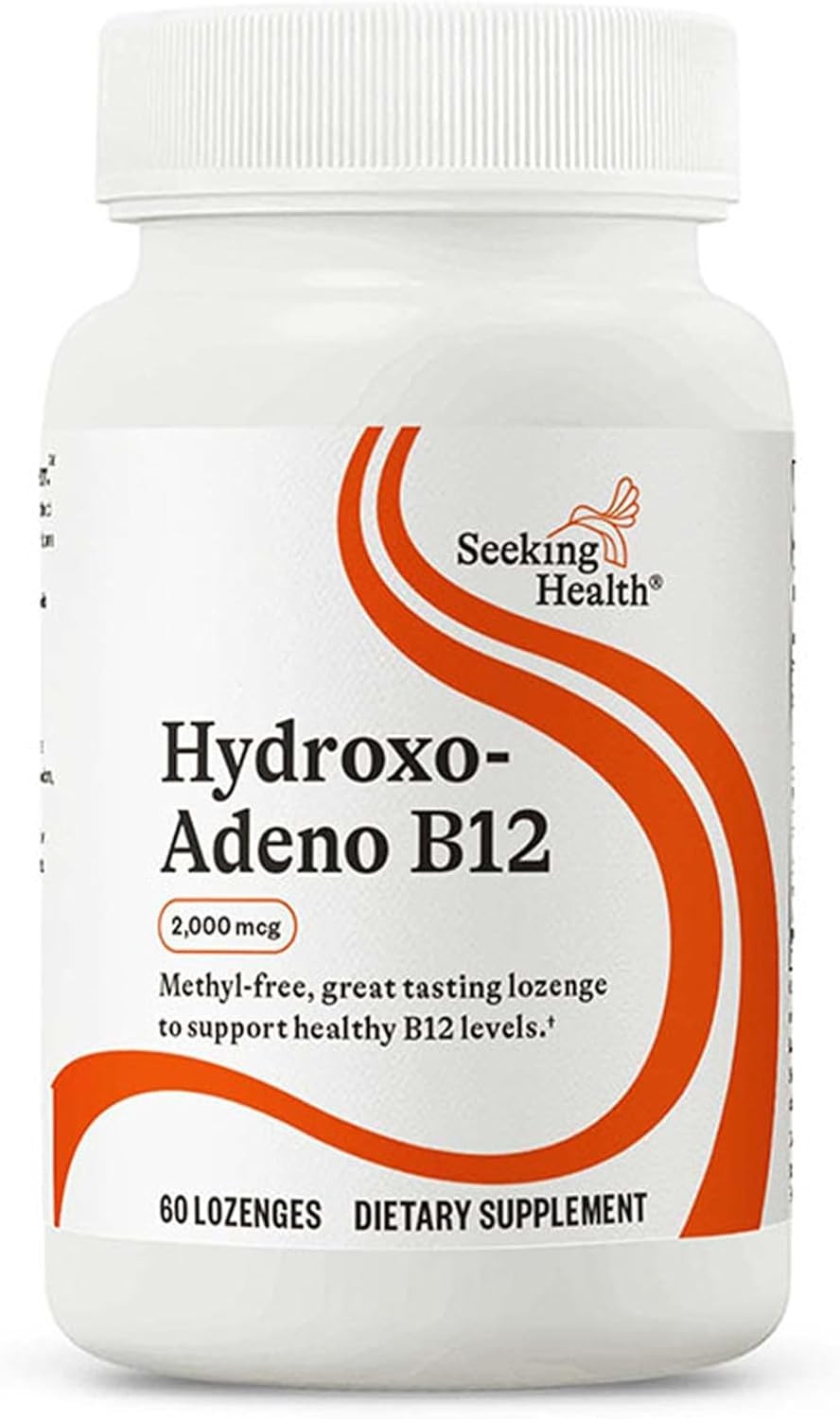 2000 mcg Methyl-Free Hydroxo-Adeno B12 Lozenges – Supports Detox & Brain Health