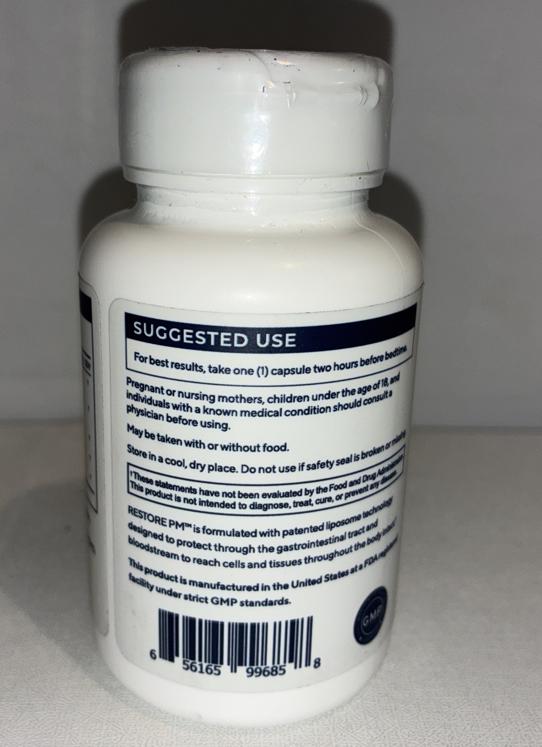 Renue By Science Restore PM Sleep & Stress Support/ Powdered Liposomes 60 Caps