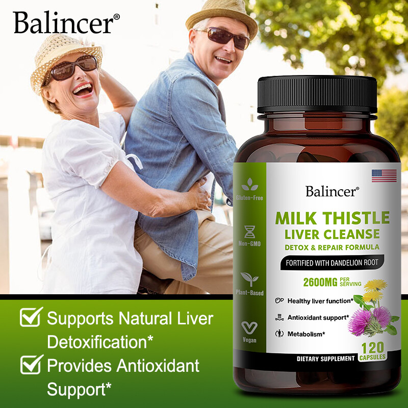 Milk Thistle Liver Cleanse, Detox Repair Formula, 2600 mg per serving